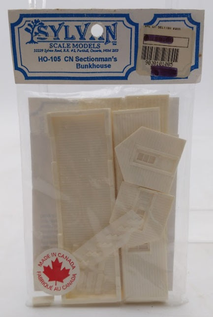 Sylvan Scale Models HO-105 HO Scale CN Sectionman's Bunkhouse Building Kit