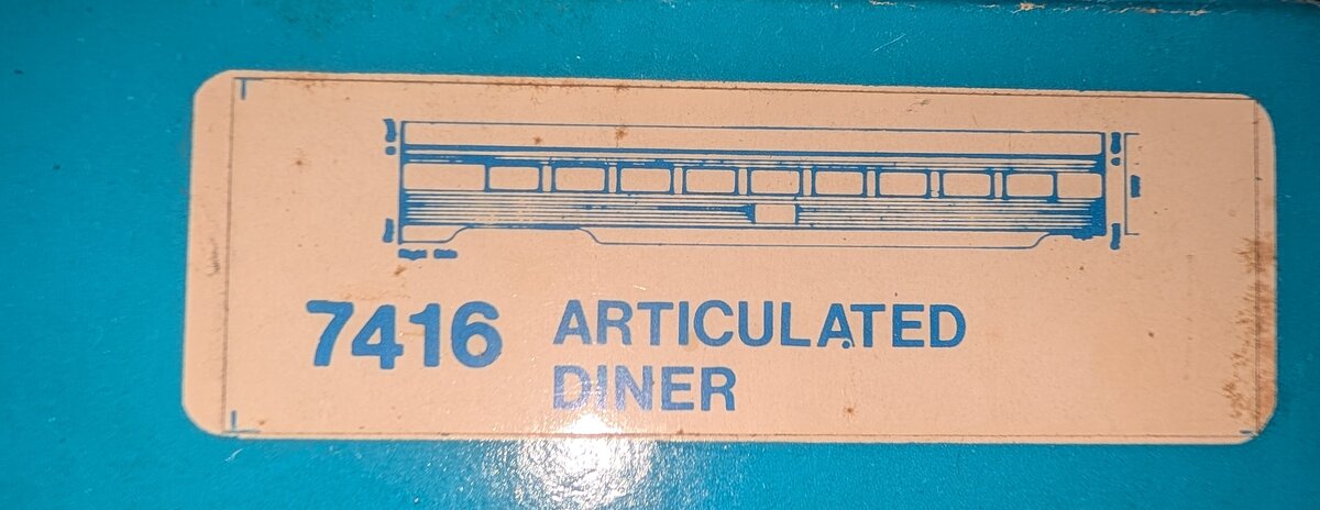 Limited Editions 7416 HO Basic Passenger Car Body Kit Articulated Kitchen
