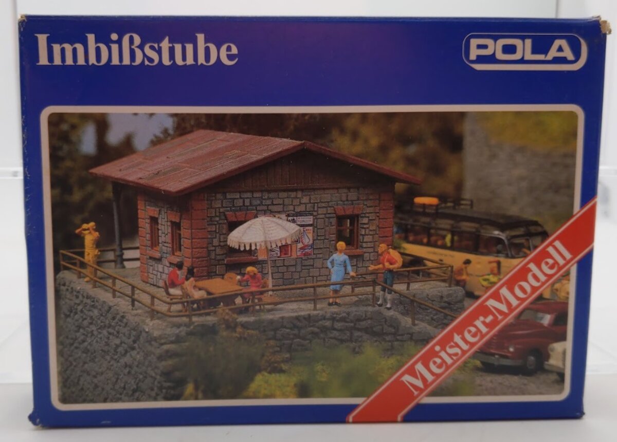 Pola 630 HO Scale ImbiBstube Snack Bar Building Kit