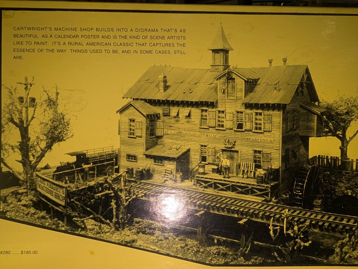 Fine Scale Miniatures 290 HO Scale Cartwright's Machine Shop Building Kit