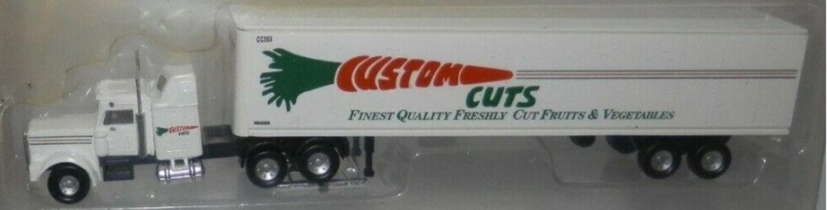 Con-Cor 04-003056 N Scale Custom Cuts Kenworth Tractor with 45' Trailer