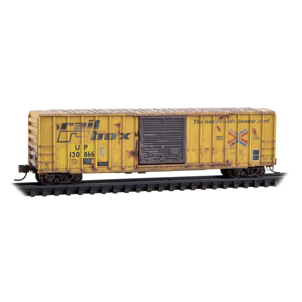 Micro-Trains 02544437 N Union Pacific ex-Railbox 50' Rib Side Boxcar #130866 LN/Box