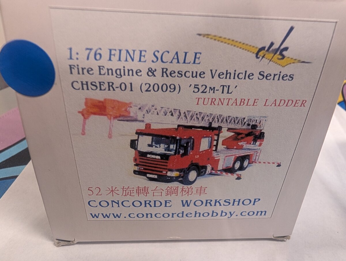 Concord Miniatures CHSER-01 1:76 Fire Engine & Resue Vehicle Series