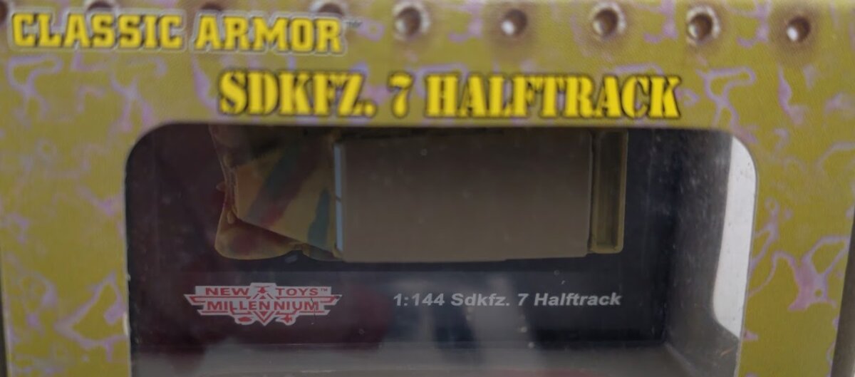 New Millennium 400 1/144 Scale Classic Armor WWII Tank Sdkfz.7 Halftrack