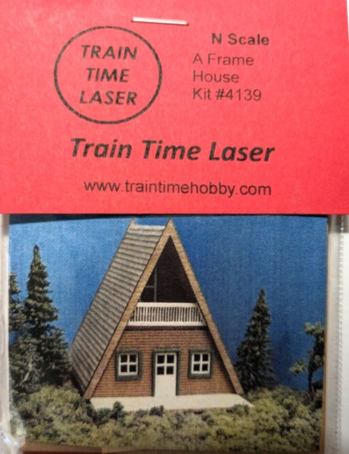 Acme 4139 N Scale Train Time A Frame House Laser Laser Cut Kit