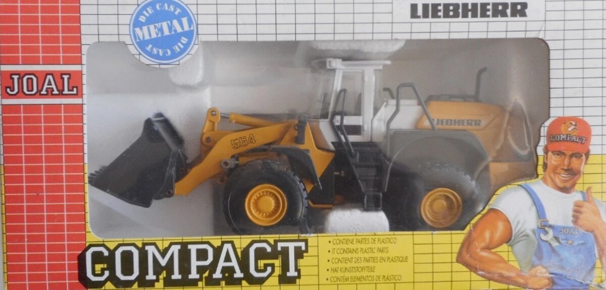 Joal 263 1:50 Scale Articulated Wheel Loader Liebherr L564 Diecast Metal
