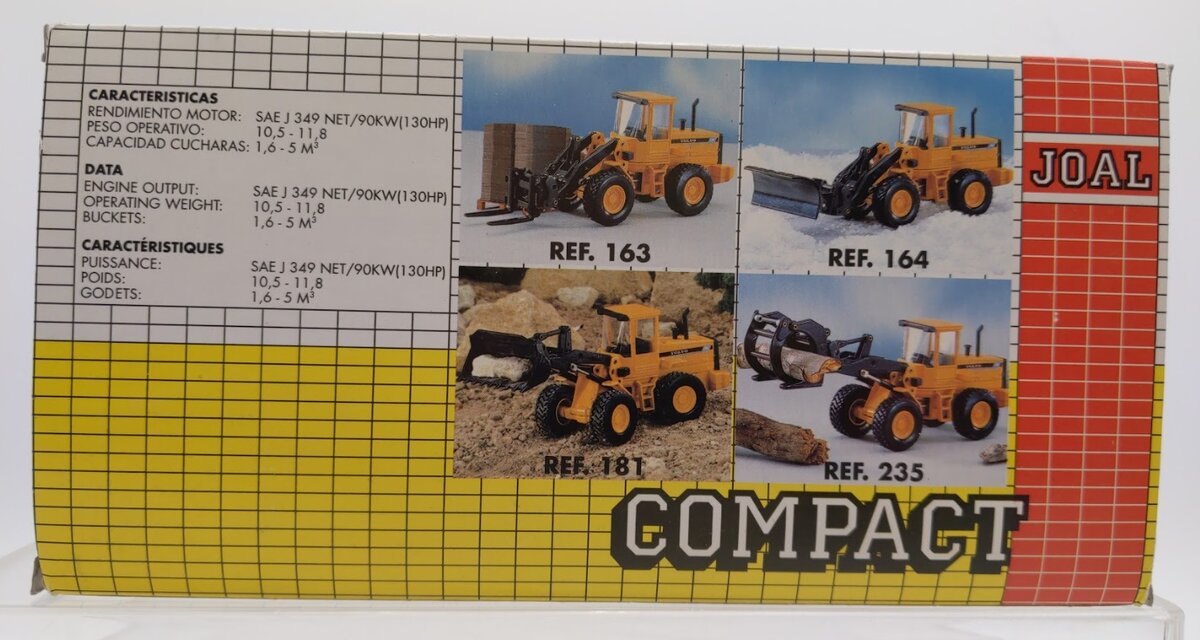 Joal 181 1:50 Scale Compact 'Volvo BM' L-70C Diecast Loader Tractor