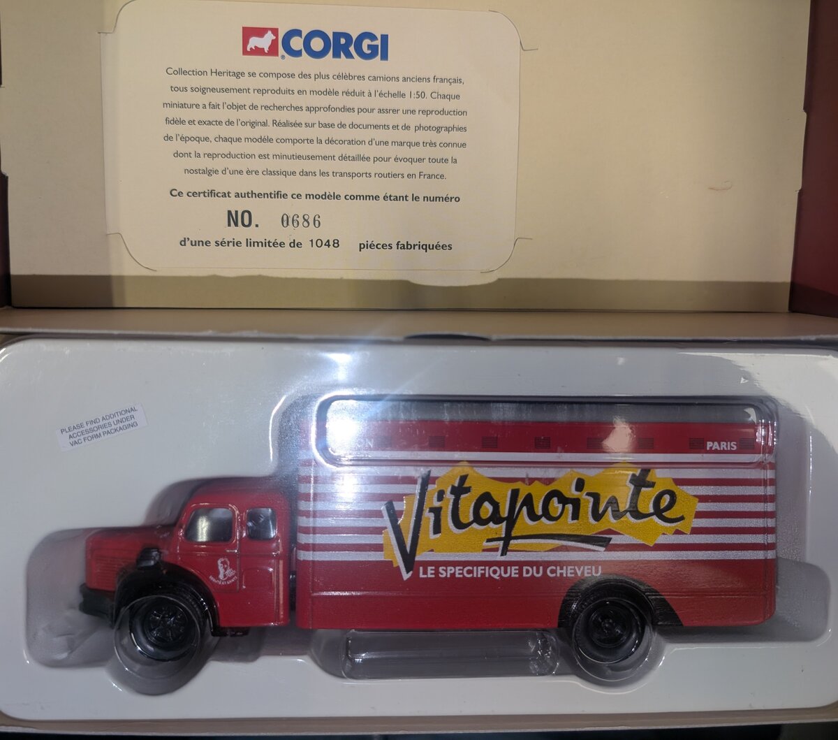 Corgi 73006 1:50 Diecast Vitapointe Berlift GLR Forgon Box Truck