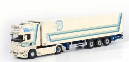 WSI 01-1195 1:50 Die Cast Van De Plasse Transport Scania R Refrigerated Trailer