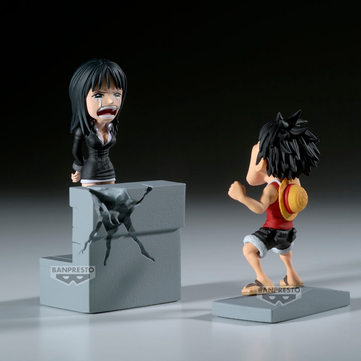 Bandai BPR28829 3.9" Banpresto One Piece Monkey.D.Luffy & Nico Robin