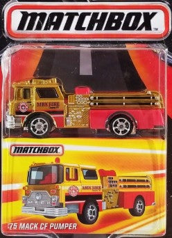 Matchbox DKC67 1:64 Diecast MDX Fire 1975 Mack CF Pumper Fire Engine