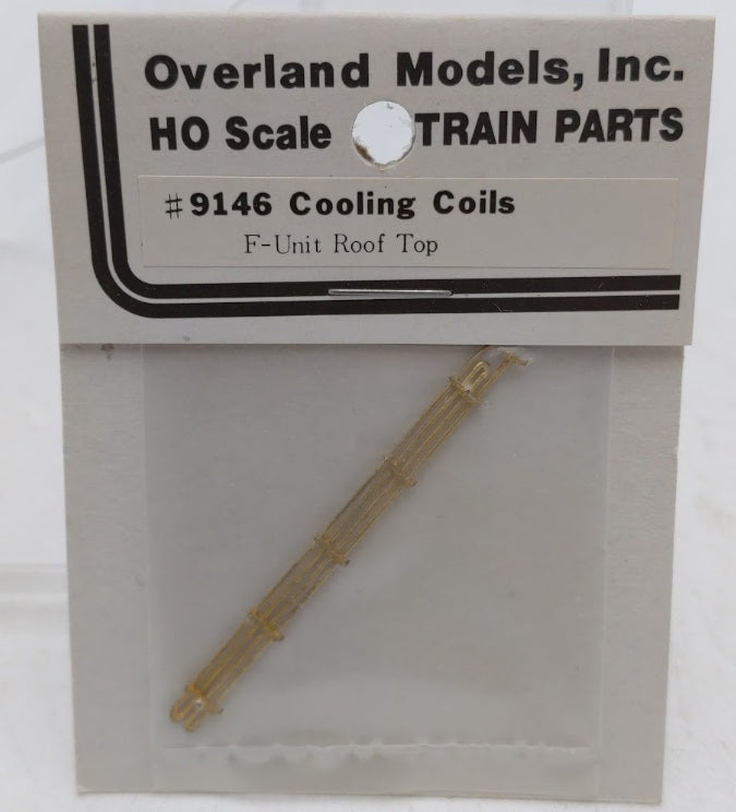 Overland 9146 HO Scale Cooling Coils F-Unit Roof Top Brass Part