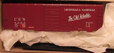 Roundhouse 10711 HO L&N Old Reliable 40' AAR Superior Door Boxcar (Brown Body)