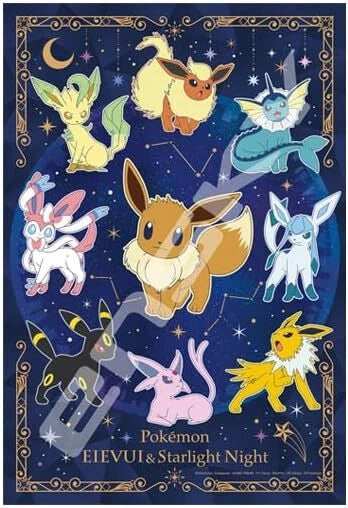 Ensky 52743 Pokemon Eevee Friends & the Stars in the Night Sky Artcrystal Puzzle