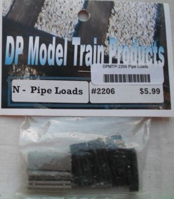 DPM 2206 N Scale (DP Model Train Products) Assorted Pipe Loads