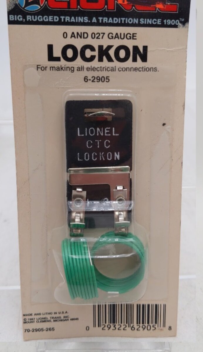 Lionel 6-2905 O & O27 Gauge CTC Lockon
