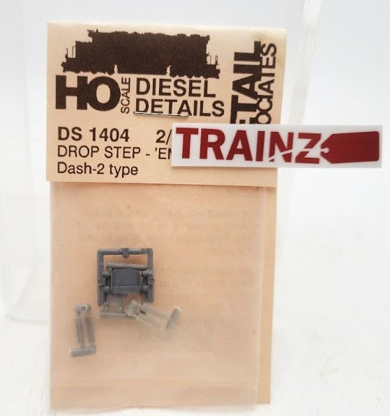 Detail Associates 1404 HO Scale Drop Step EMD DASH 2 Series Type (Pack of 2)