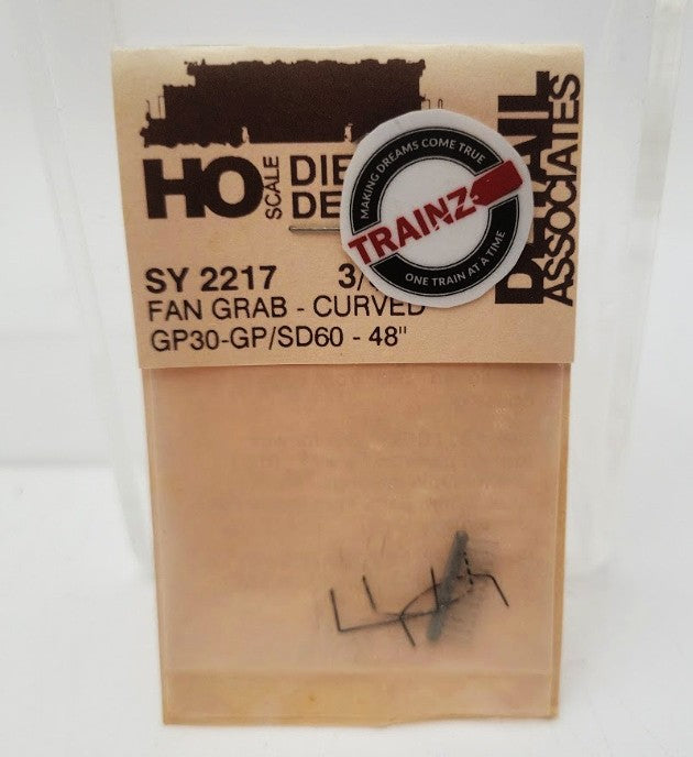 Detail Associates SY2217 HO Scale Fan Grab Curved GP30-GP/SD60 48" Kit