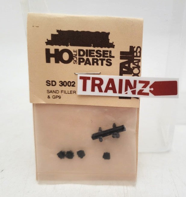 Detail Associates 3002 HO Scale Sand Filler Hatch EMD GP9 & GP7 (Pack of 4)