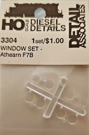 Detail Associates 3304 HO Window Set Athearn F7B