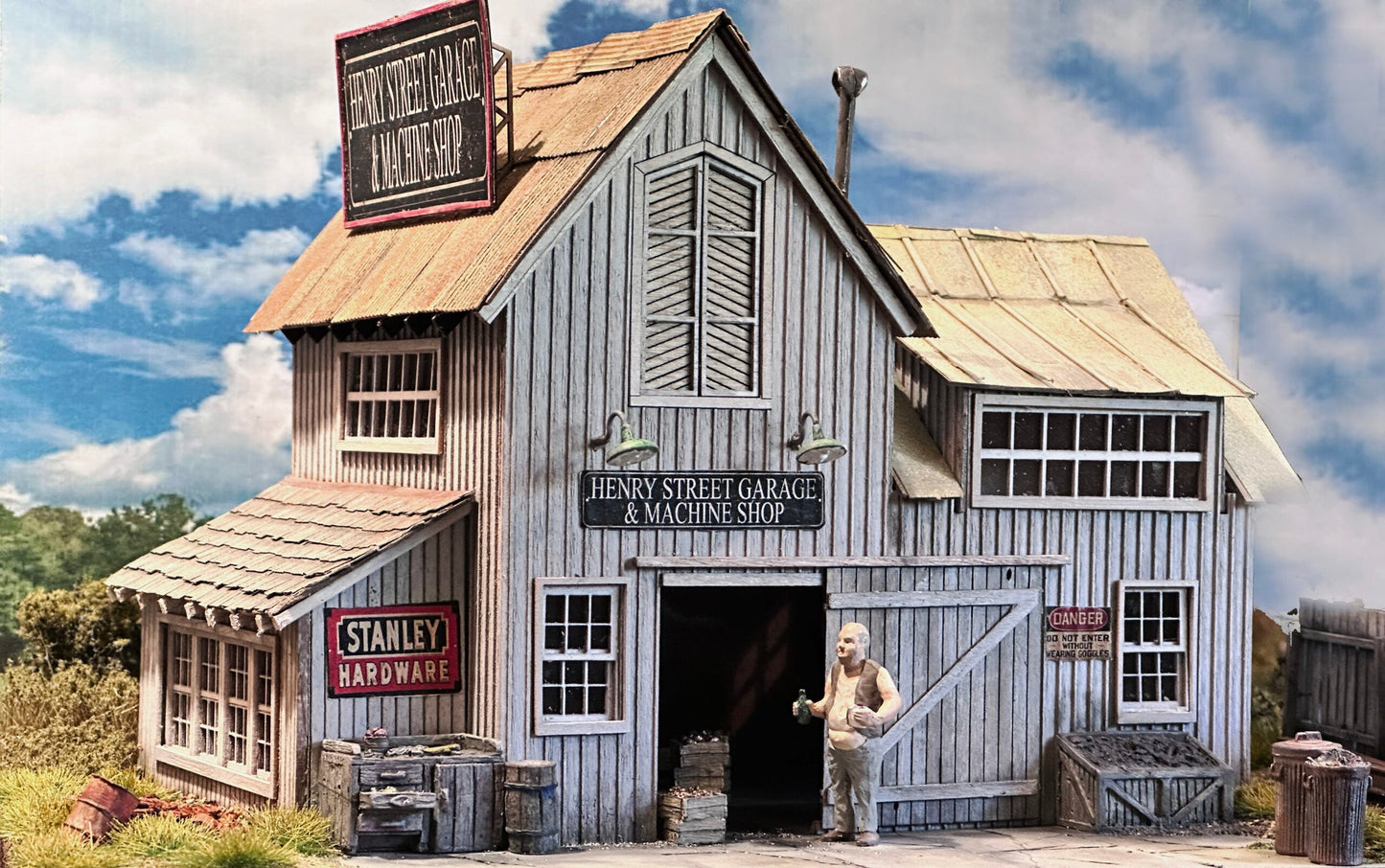 Bar Mills 114 O Henry Street Garage and Machine Shop Craftsman Building Kit