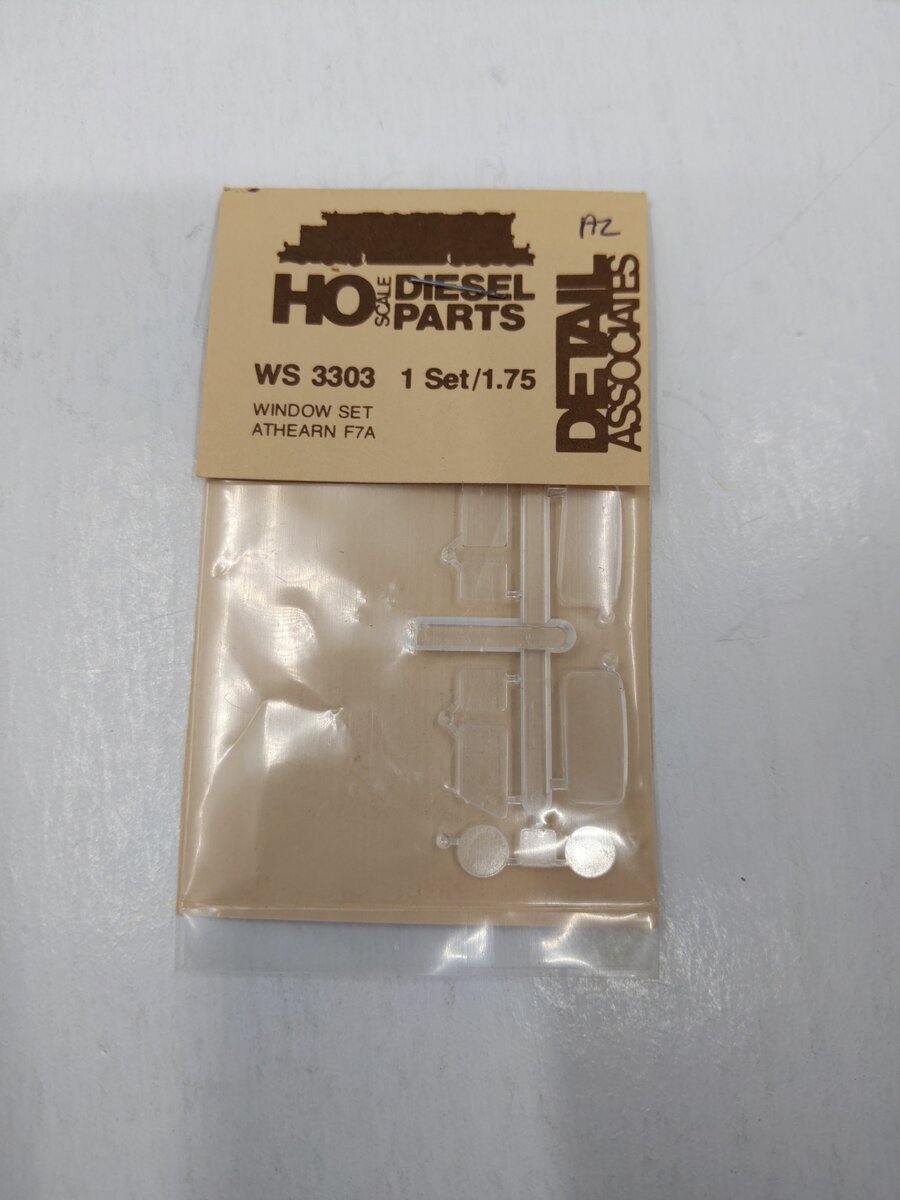 Detail Associates 3301 HO Scale Window Set for Athearn SW1500 (SW7)