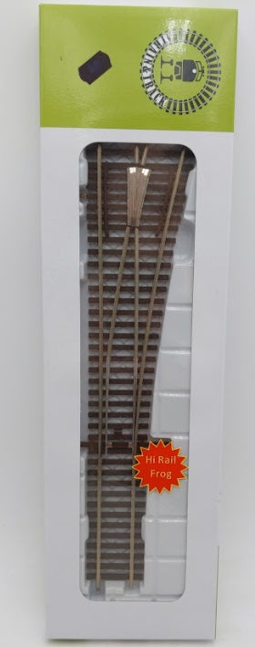 Fox Valley Models SST23303 S Hi Rail Frog Track System Right Hand Turnout #5 /HR