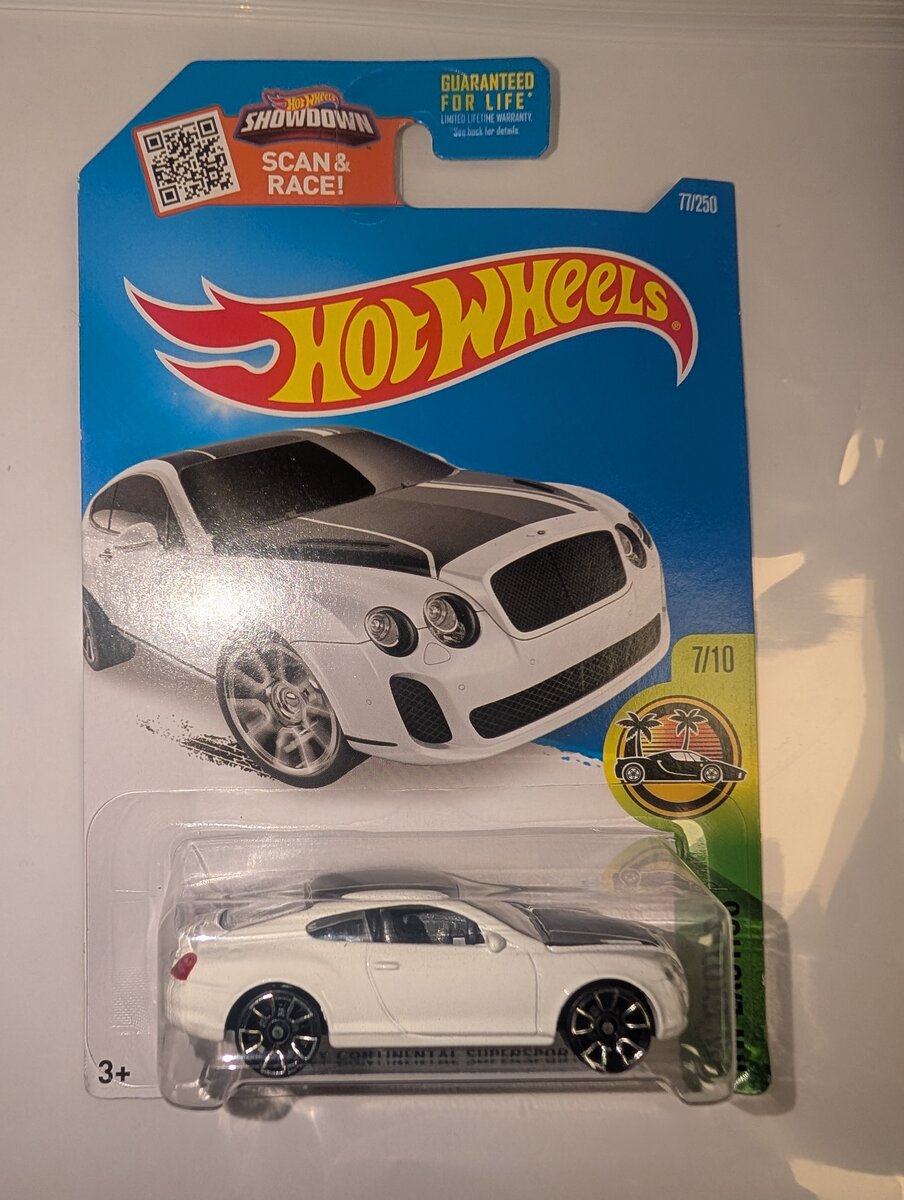 Hot Wheels DHR23-D9B0D 1:64 Diecast HW Exotics Bentley Continental Supersports
