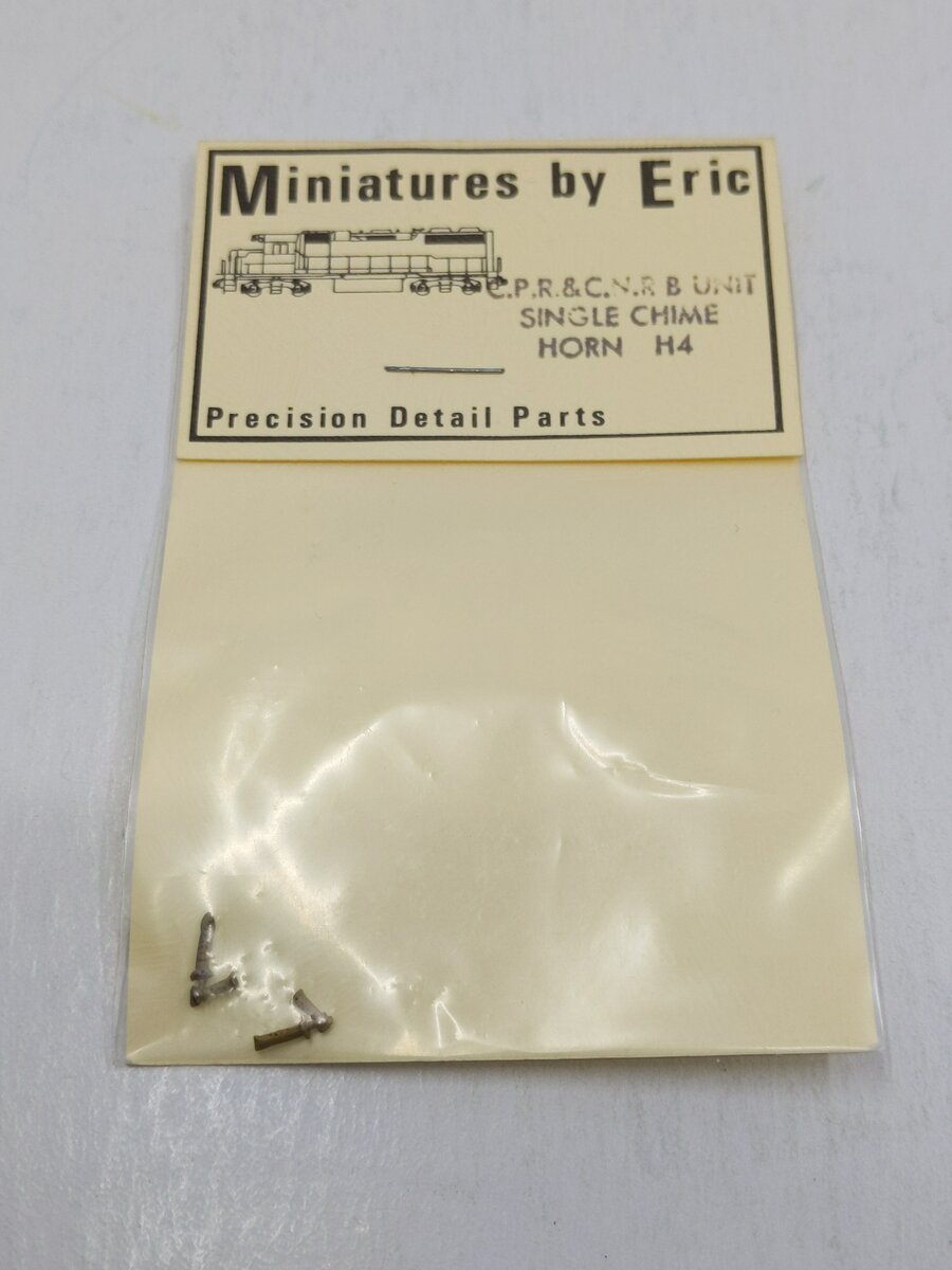 Miniatures By Eric H4 HO Scale Brass C.P.R. & C.N.R. B Unit Single Chime Horn