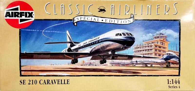 Airfix Products 4175 1:144 Classic Airliners SE 210 Caravelle Series.4 Kit