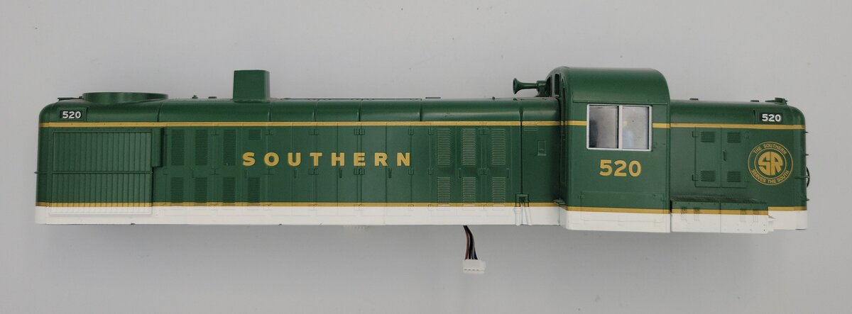 Lionel 520-3 O Gauge Green & White Lionchief Diesel Locomotive Shell #520