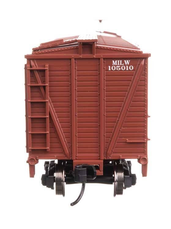 Walthers 910-41459 HO Milwaukee Road 40' Wood Stock Car Ready to Run #105010