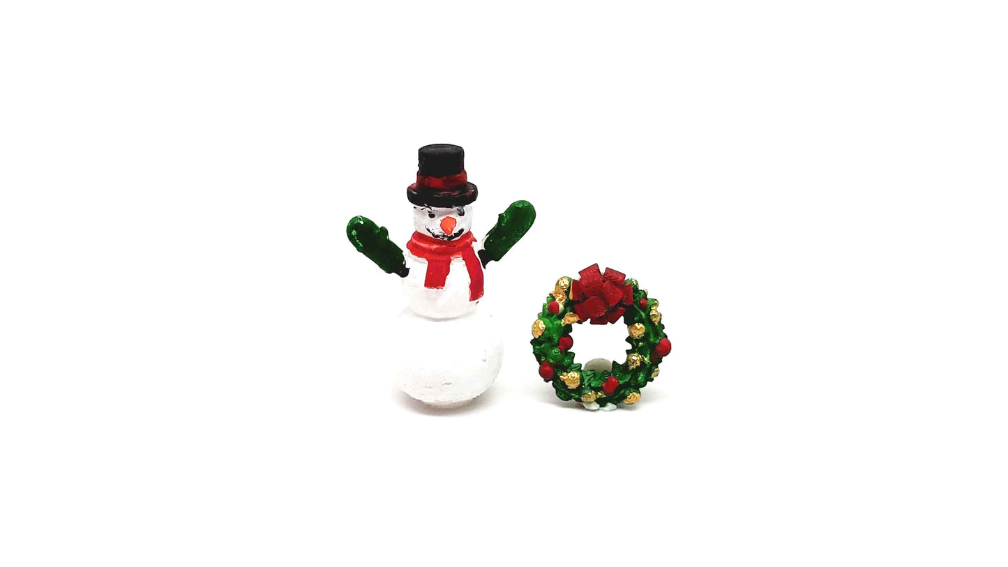 All Scale Miniatures 16001028 N Holiday Wreath (Pack of 5)
