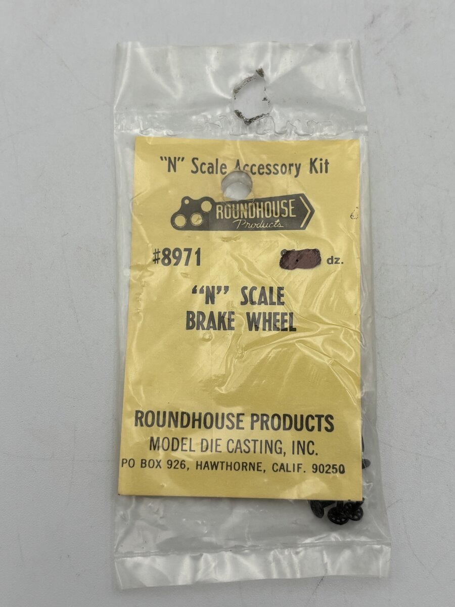 Roundhouse 8971 N Scale Brake Wheels