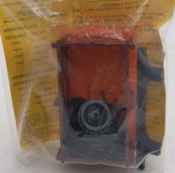 Hartland 15010 G Scale Brown & Orange Make & Take Gondola Kit