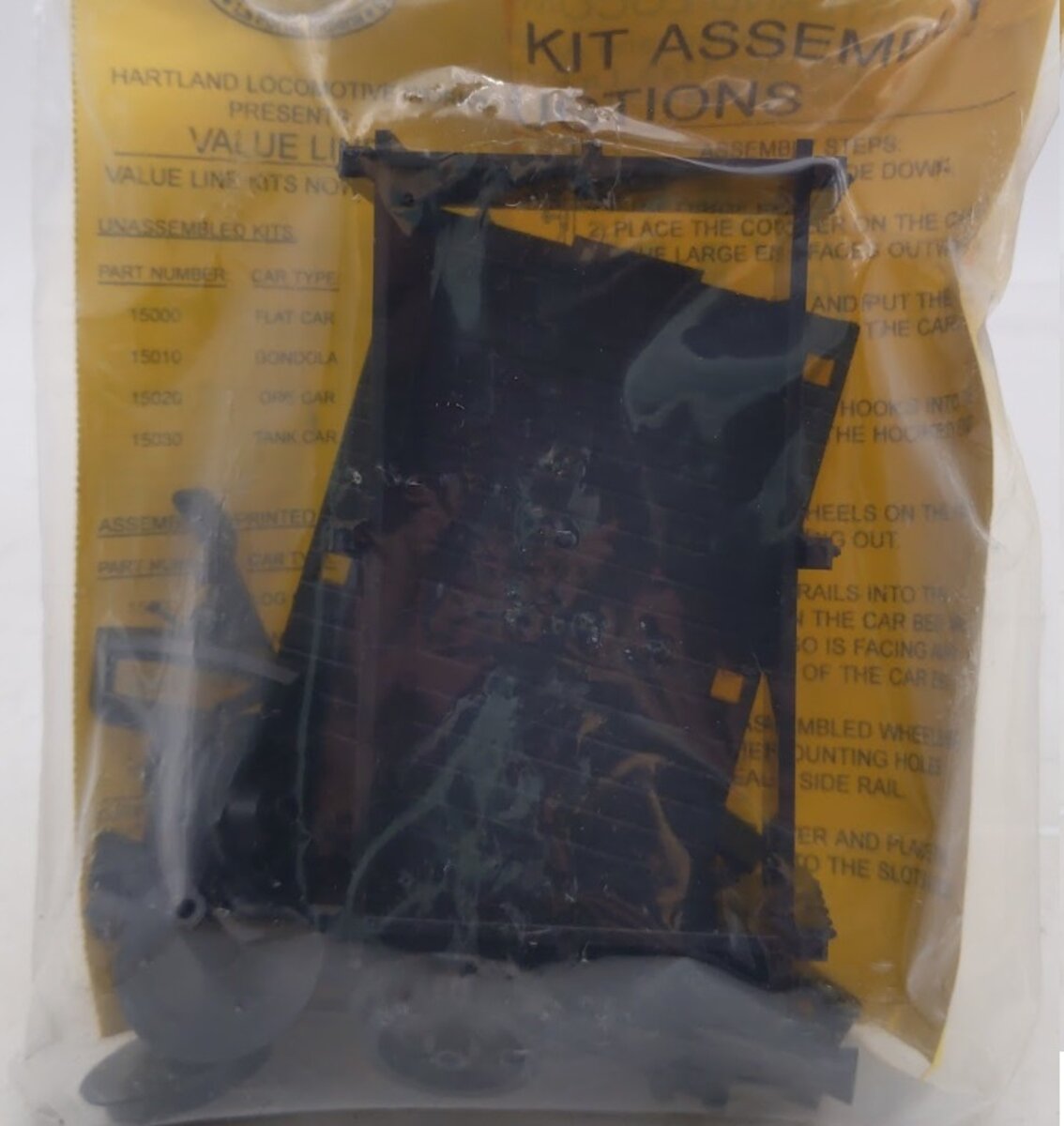 Hartland 15010 G Scale Black Make & Take Gondola Kit