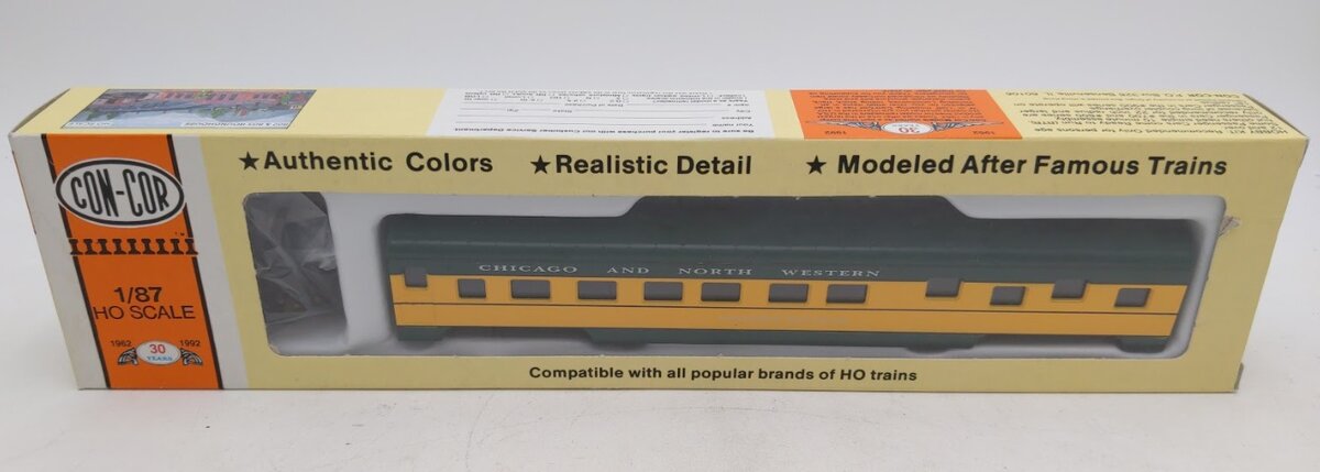 Con-Cor 0001-000996 HO Chicago & Northwestern 72' Sleeper Passenger Car Kit
