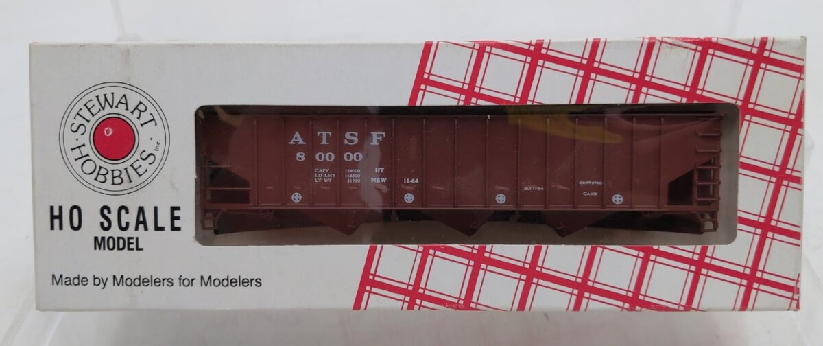 Stewart Hobbies 80000 HO Scale Santa Fe 3-Bay Open Hopper Kit