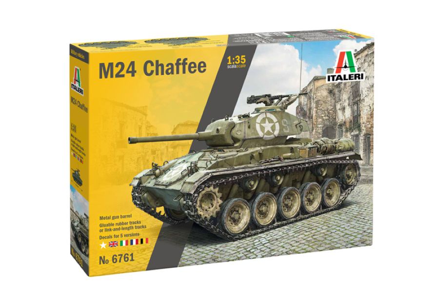 Italeri 6761 1:35 M24 Chaffee Tank Plastic Model Kit