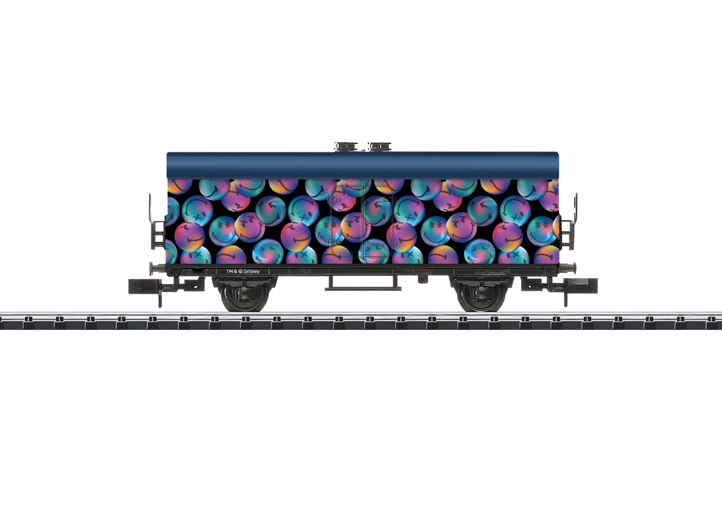 Trix 18991 N 2025 SmileyWorld Two-Axle Freight Car with Smooth Side Walls