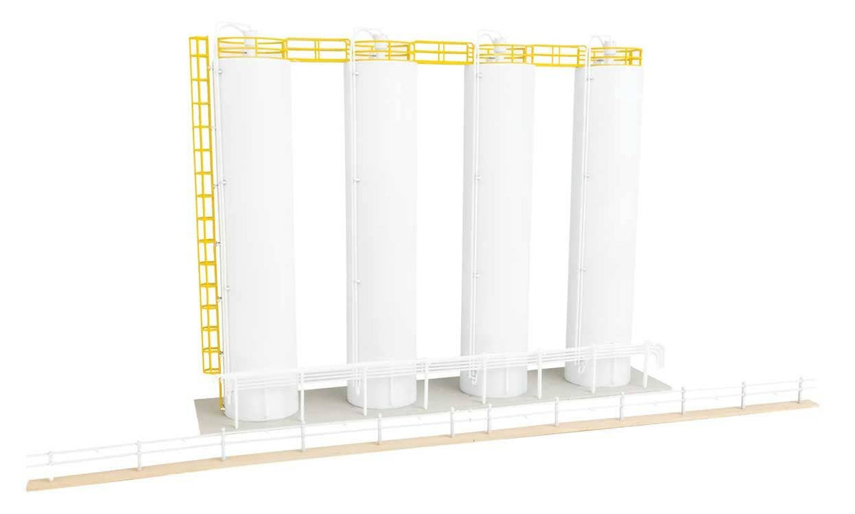 Walthers 933-4146 HO Plastic Pellet Plant Background Building Building Kit