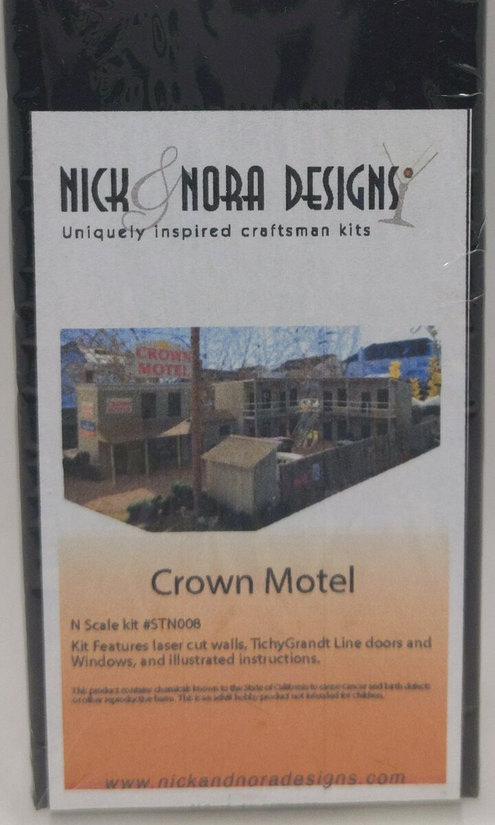 Nick & Nora STN008 N Scale Crown Motel Kit
