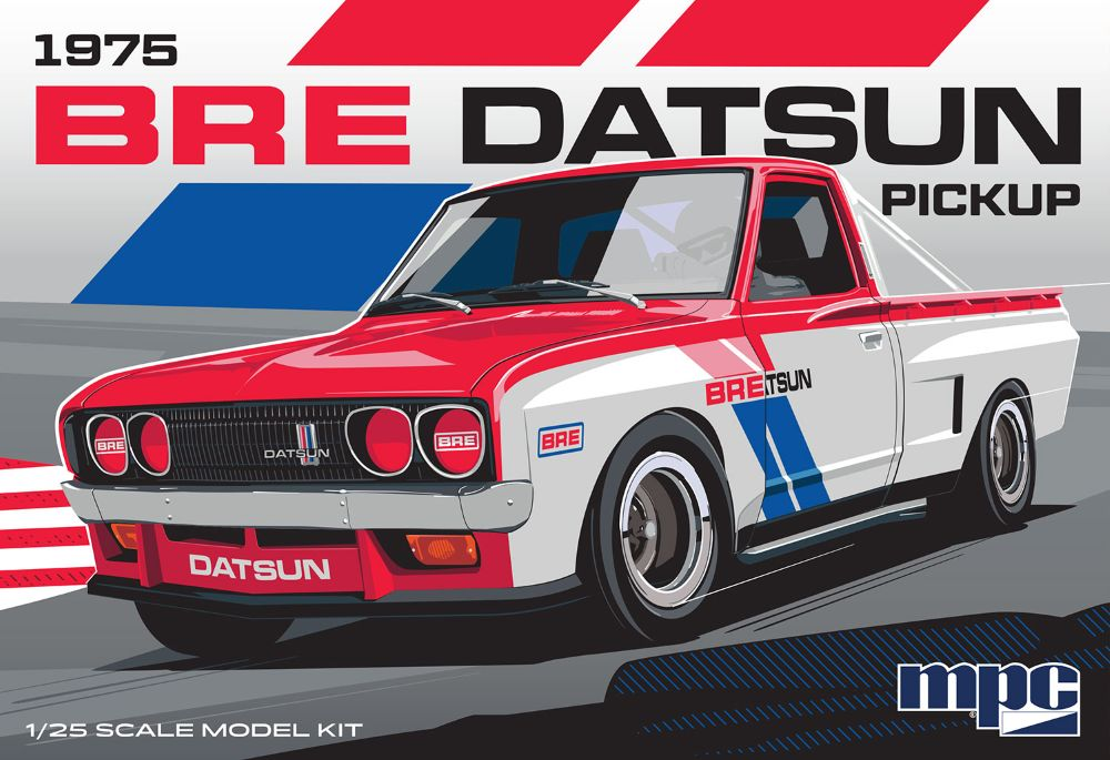 MPC 1029 1:25 1975 BRE Datsun Pickup Truck Plastic Model Kit