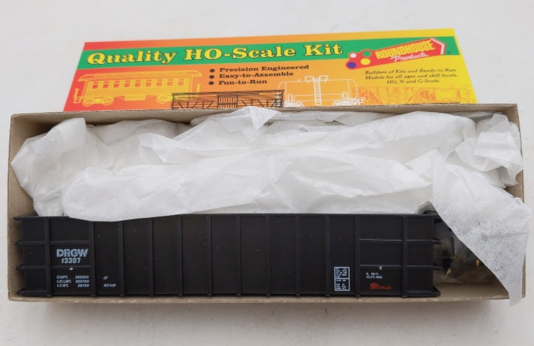 Roundhouse 7843 HO Scale Black Thrall Coal-Gons D&RGW #13307 Kit