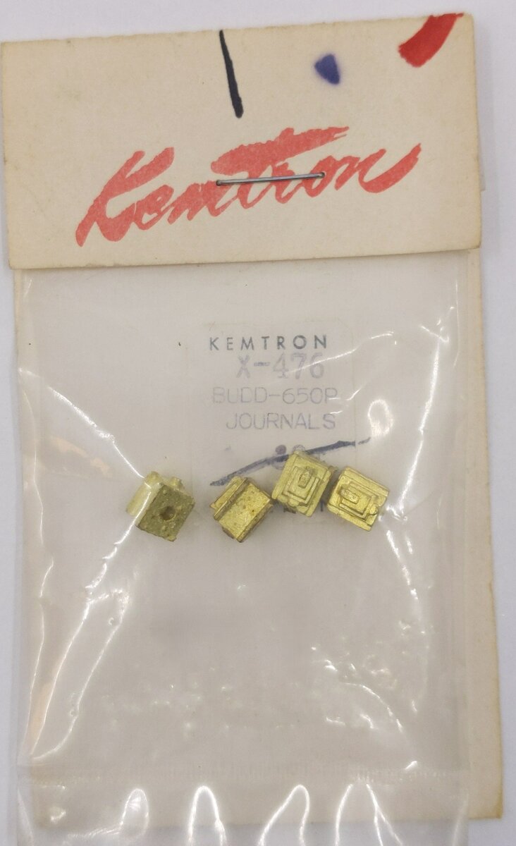 Kemtron X-476 BUDD 650P Journals H0 Gauge Railway