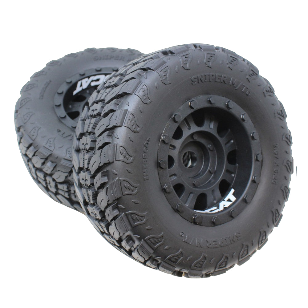 Redcat Racing RER14467 Interco Sniper M/T Belted PreMounted Truck Tires w Wheels