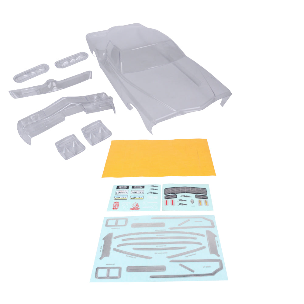 Redcat Racing RER33377 1971 Buick Riviera Pre-Cut Clear Body Set