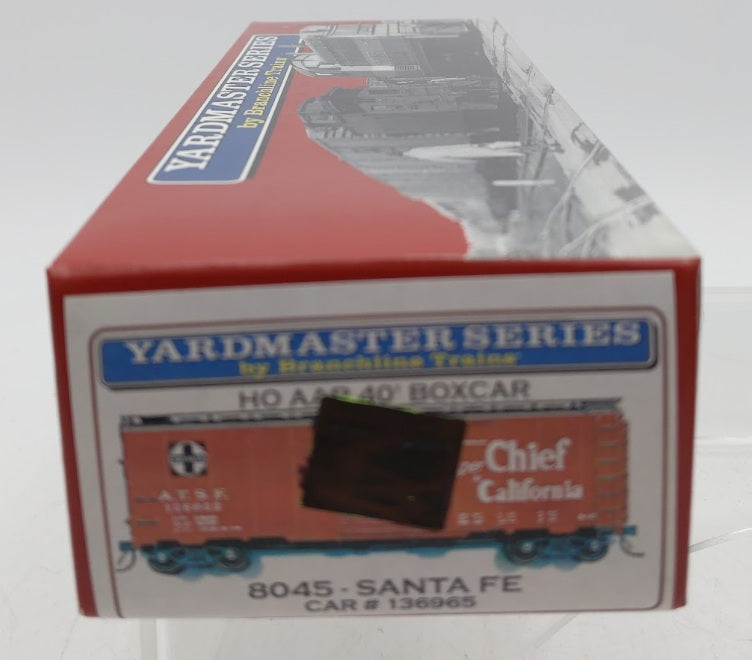 Branchline Trains 8045 HO Yardmaster Series Santa Fe AAR 40' Boxcar # 136965 Kit