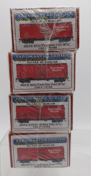 Branchline Trains 9015 HO Southern Pacific AAR 40' Boxcar Kit (Set of 4)