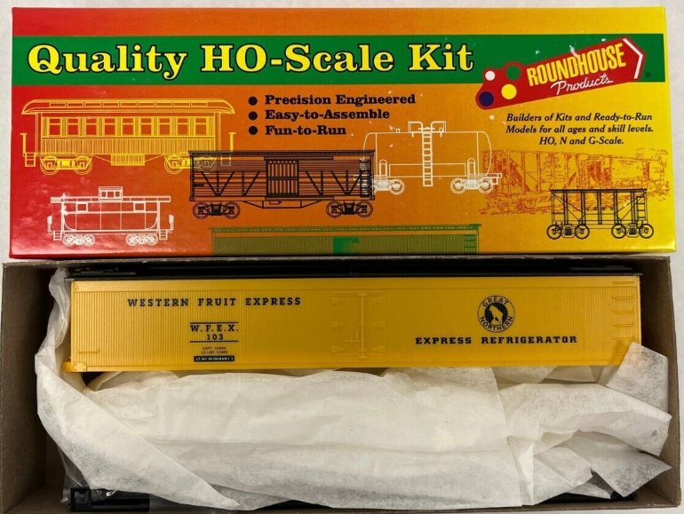 Roundhouse 03617 HO WFEX 50' Express Reefer #103 Kit